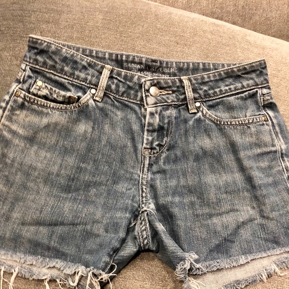Banana Republic Jean Cut Offs - Picture 2 of 7